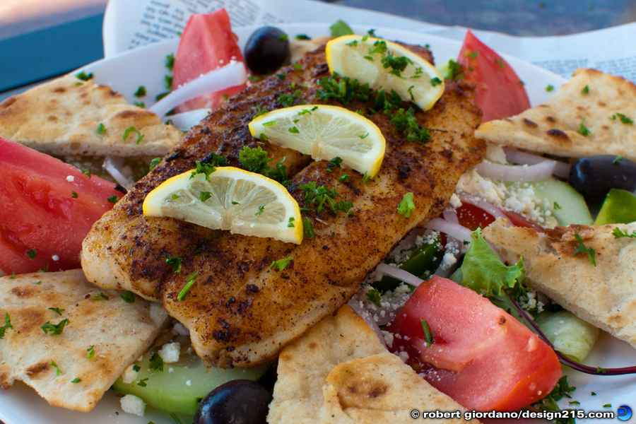 Mermaid Salad at Anglins Cafe - Food Photography