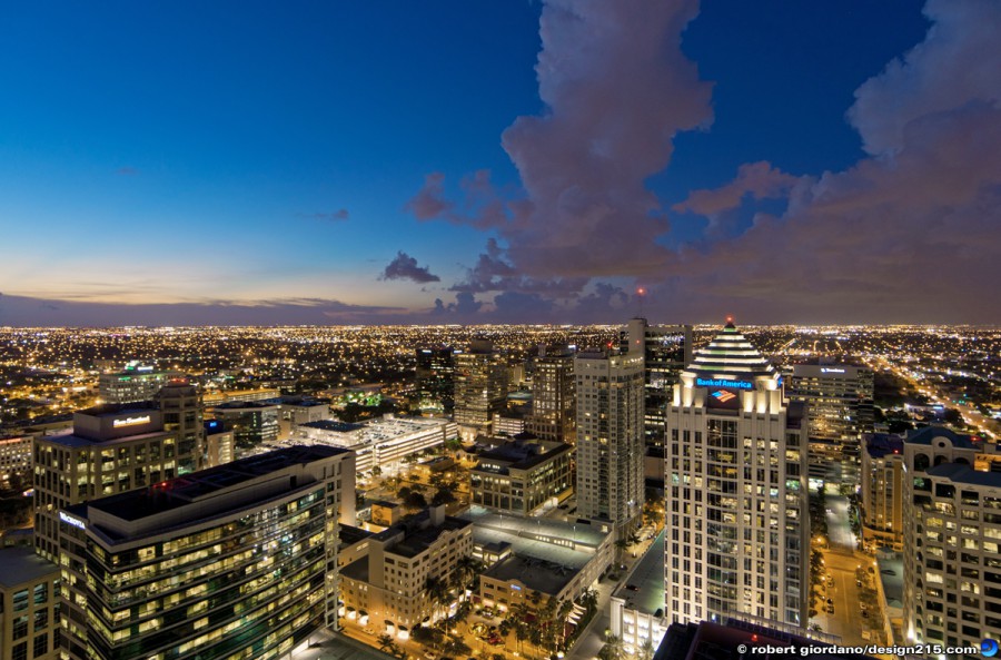 Downtown at Dusk - Fort Lauderdale, FL