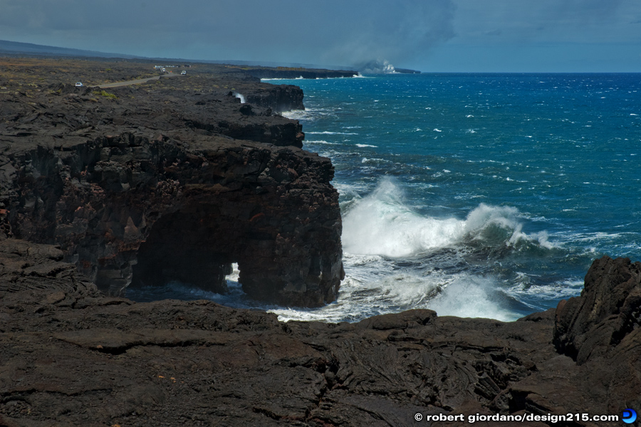 Lava Cliffs at Volcanoes National Park - Travel Photography