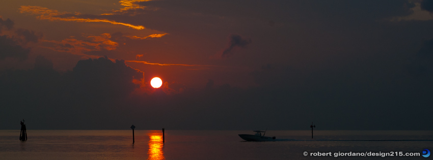 Fishing Sunset - Facebook Cover Photos