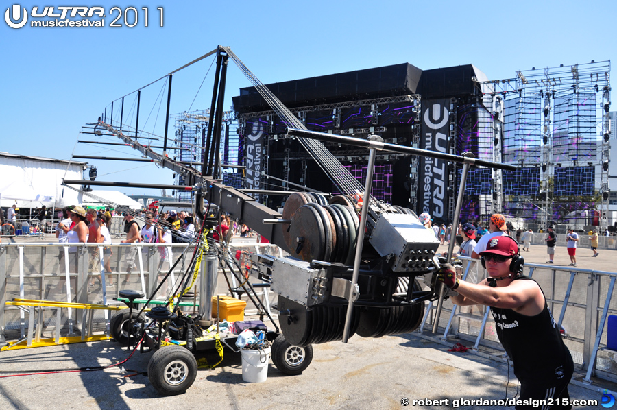 Camera Crane Operator - 2011 Ultra Music Festival