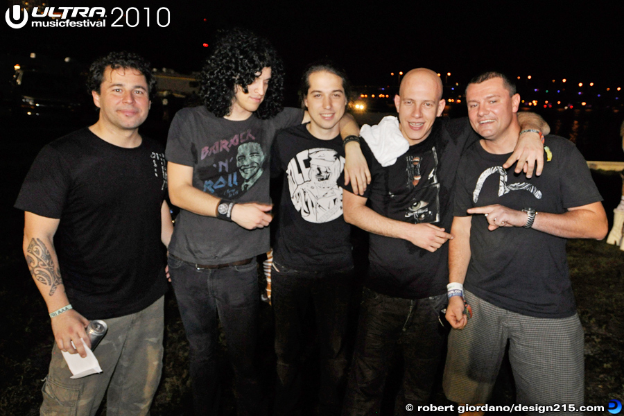 Infected Mushroom, Backstage - 2010 Ultra Music Festival